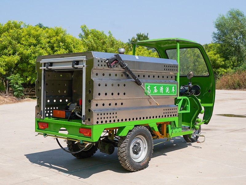 不銹鋼電動三輪高壓清洗車(600L)